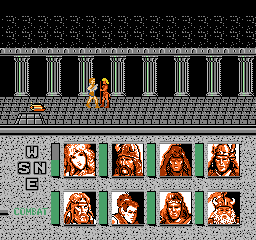 Advanced Dungeons & Dragons Heroes of the Lance screenshot 3 for NES